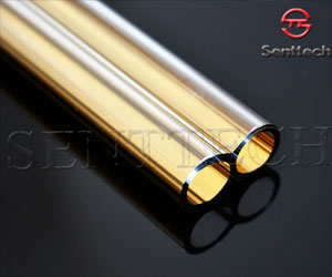 Golden Coating Glass Tube